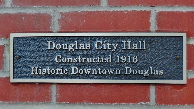 Historic Downtown Douglas Marker image. Click for full size.