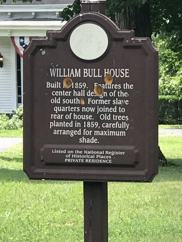 William Bull House Marker image. Click for full size.