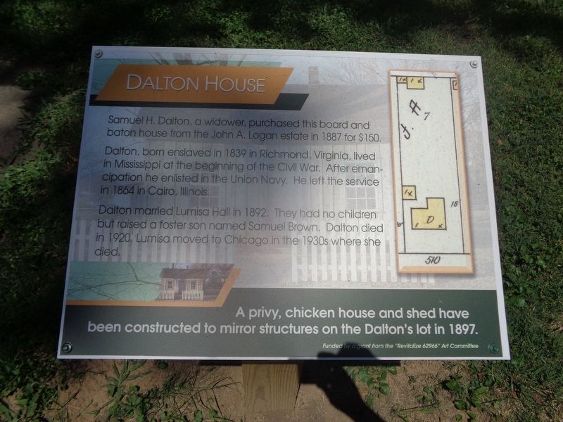 Dalton House Marker. Click for full size. Dalton House Marker image. Click for full size.
