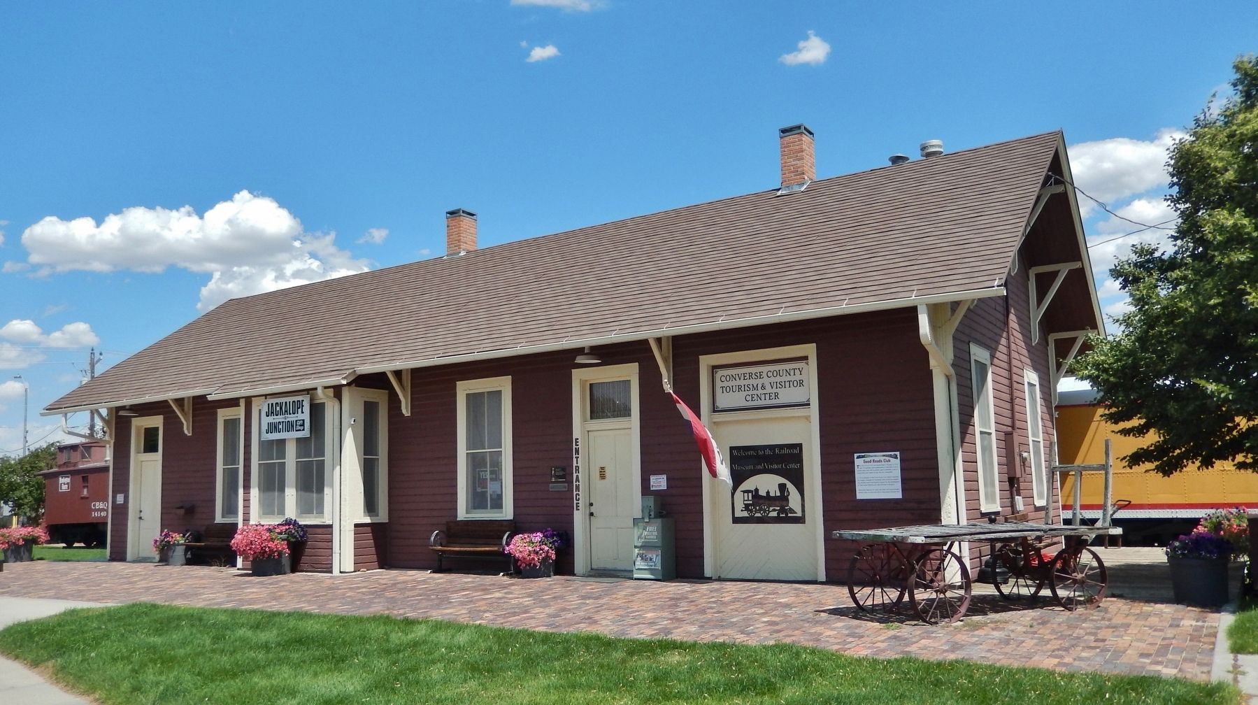 Fremont, Elkhorn & Missouri Valley Railroad Passenger Depot. Click for full size. Fremont, Elkhorn & Missouri Valley Railroad Passenger Depot image. Click for full size.