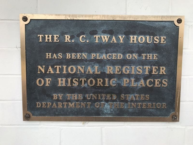 The R.C. Tway House Marker image. Click for full size.