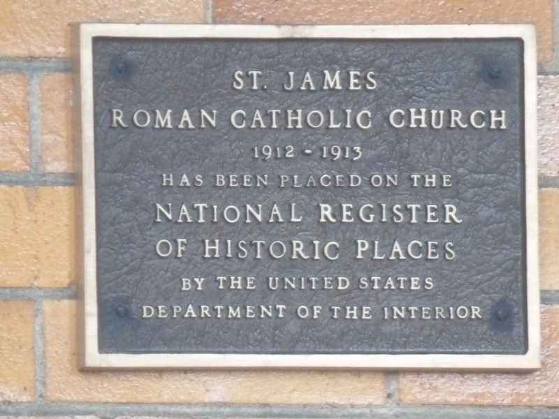 St. James Roman Catholic Church Marker image. Click for full size.