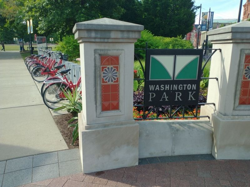 Washington Park Sign image. Click for full size.