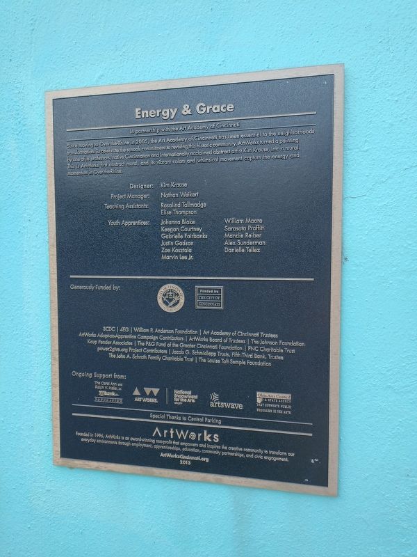 Energy & Grace Mural Marker image. Click for full size.