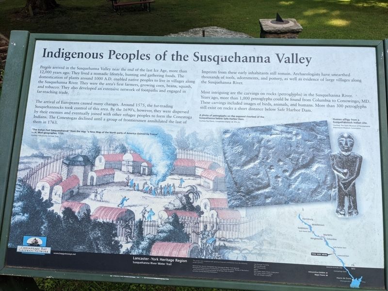 Indigenous Peoples of the Susquehanna Valley Marker image. Click for full size.