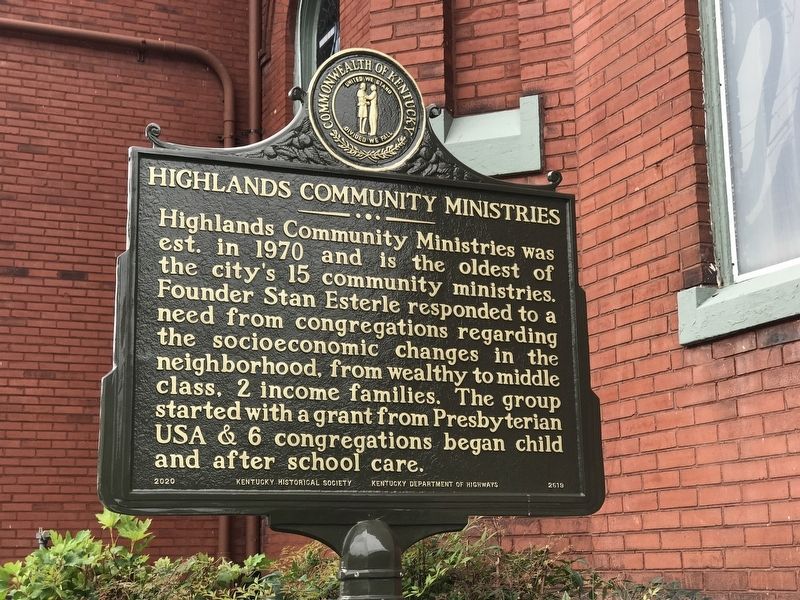 Highlands Community Ministries Marker side image. Click for full size.