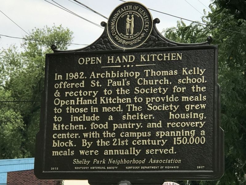 Open Hand Kitchen Marker side image. Click for full size.