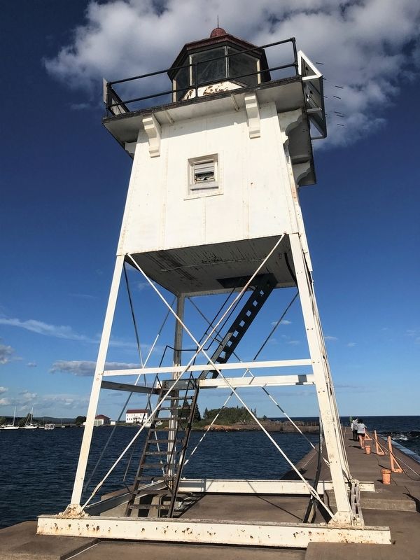 Grand Marais Lighthouse. Click for full size. Grand Marais Lighthouse image. Click for full size.