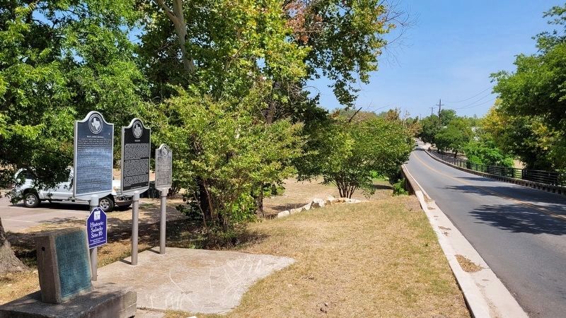 The view of the markers looking north image. Click for full size.