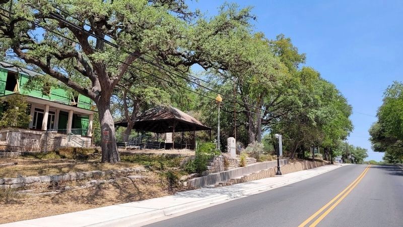 The view of the Home of Orville Thomas Tyler Marker from the street image. Click for full size.