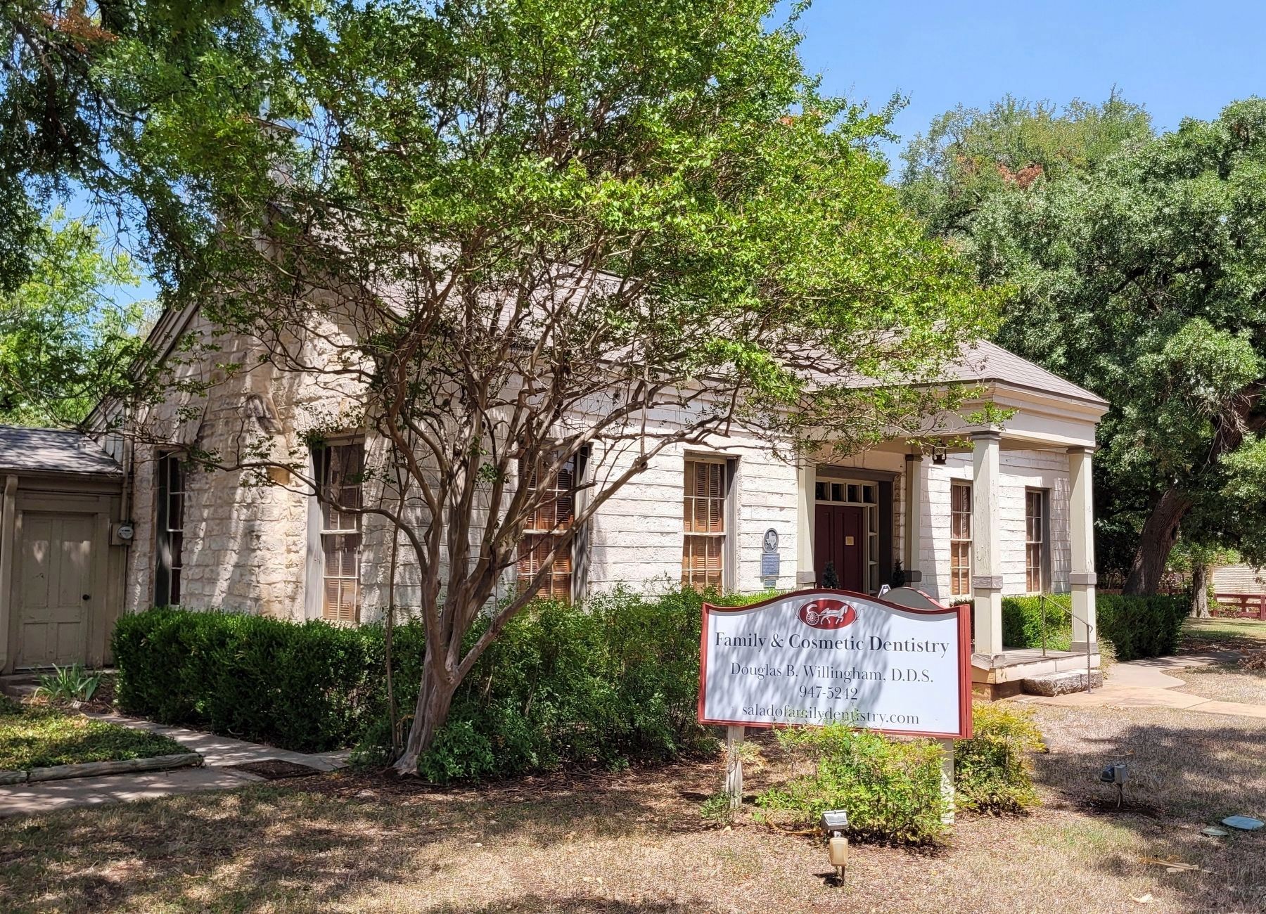 The Armstrong-Adams House and Marker. Click for full size. The Armstrong-Adams House and Marker image. Click for full size.
