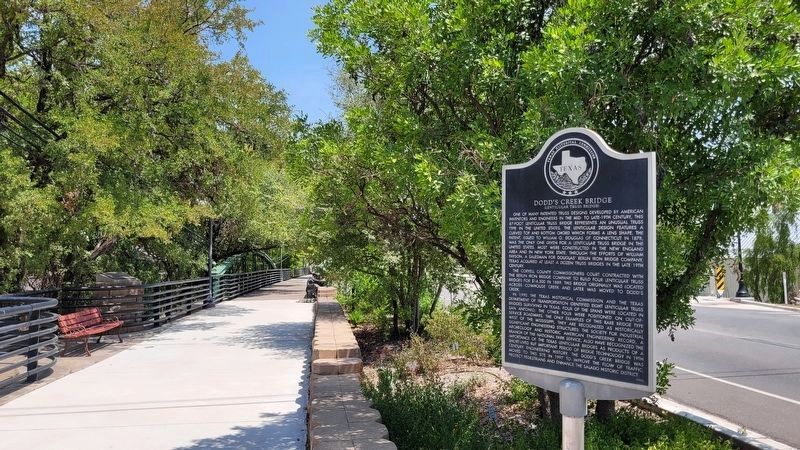 Dodd's Creek Bridge Marker. Click for full size. Dodd's Creek Bridge Marker image. Click for full size.