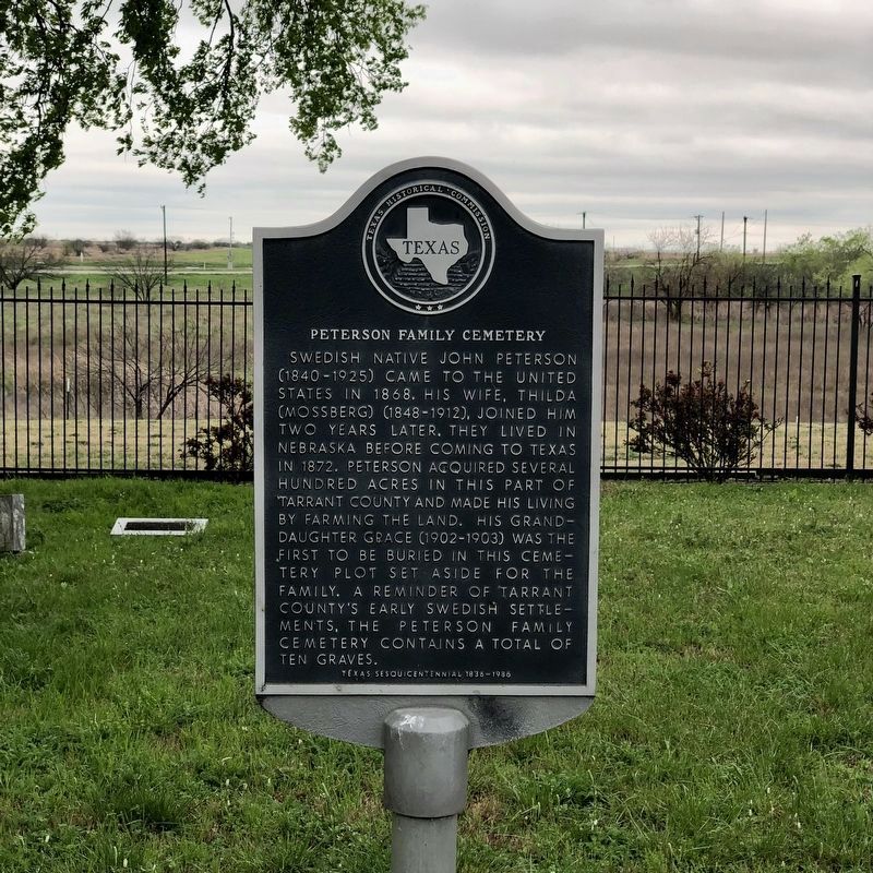 Peterson Family Cemetery Marker image. Click for full size.