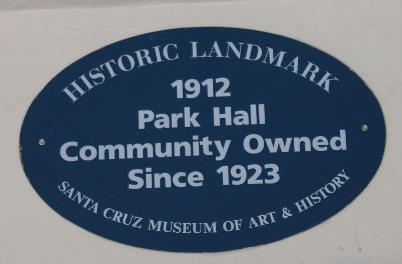 Park Hall Marker image. Click for full size.