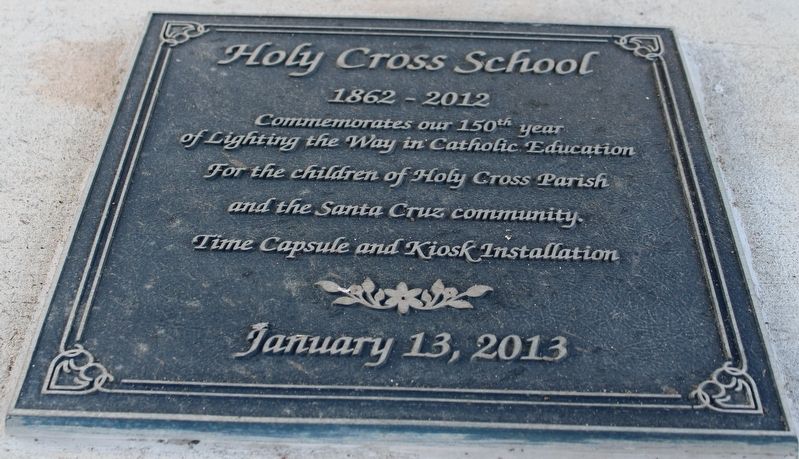 Time Capsule Plaque near the marker. Click for full size. Time Capsule Plaque near the marker image. Click for full size.