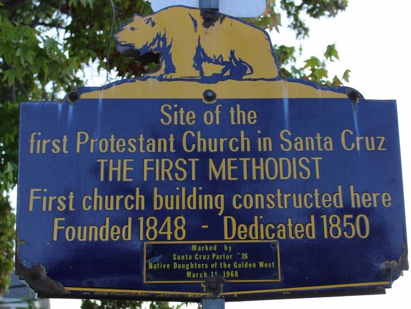 The First Methodist Marker. Click for full size. The First Methodist Marker image. Click for full size.