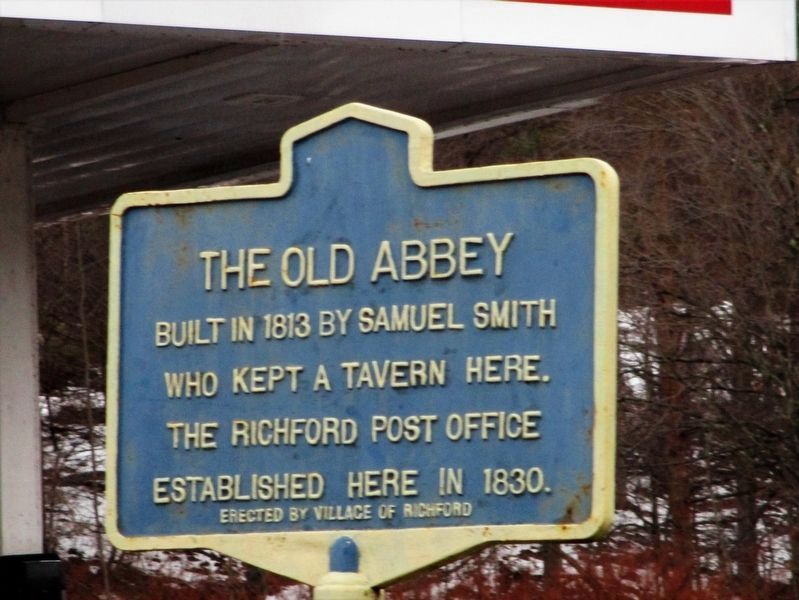 The Old Abbey Marker image. Click for full size.