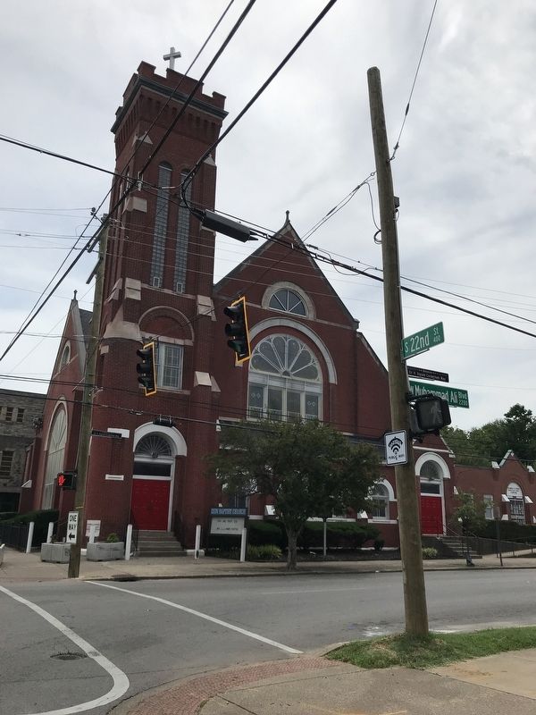 Zion Baptist Church Marker. Click for full size. Zion Baptist Church Marker image. Click for full size.