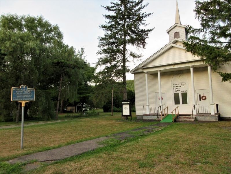 Willseyville Community Baptist Church Marker image. Click for full size.