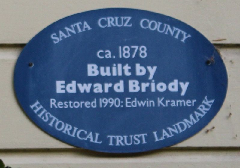 Built by Edward Briody Marker image. Click for full size.
