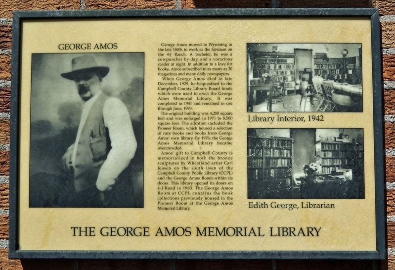 George Amos Marker image. Click for full size.