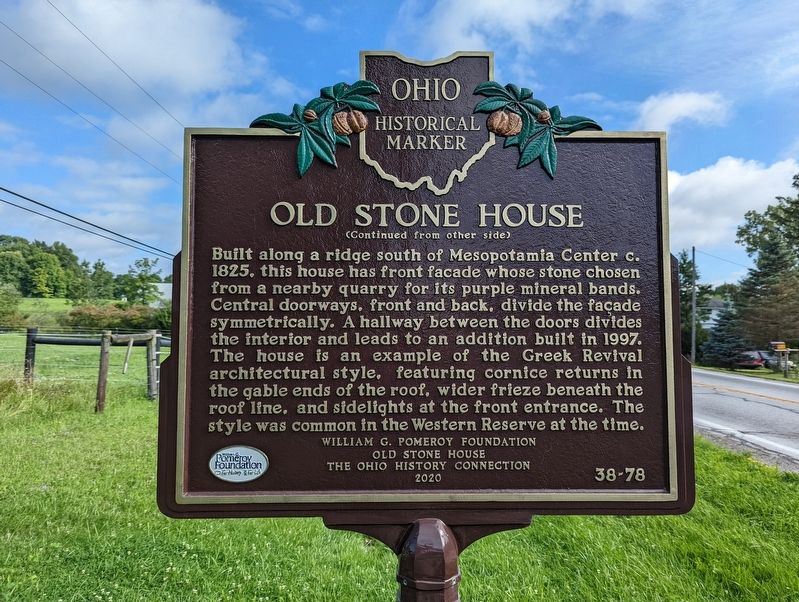 Old Stone House Marker image. Click for full size.