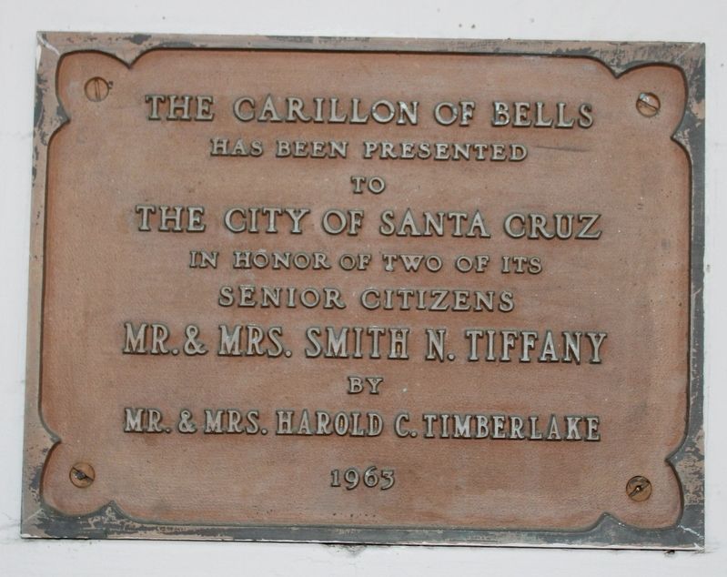 Plaque to the left of the front doors image. Click for full size.