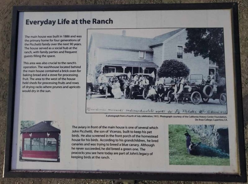 Everyday Life at the Ranch Marker. Click for full size. Everyday Life at the Ranch Marker image. Click for full size.