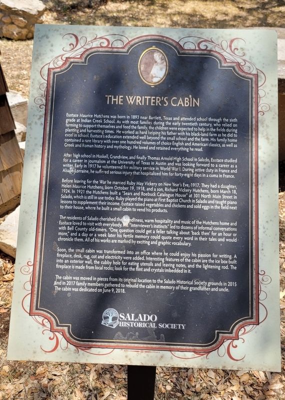 The Writer's Cabin Marker image. Click for full size.