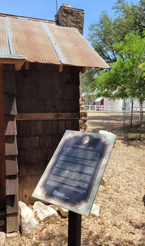 The Writer's Cabin Marker image. Click for full size.
