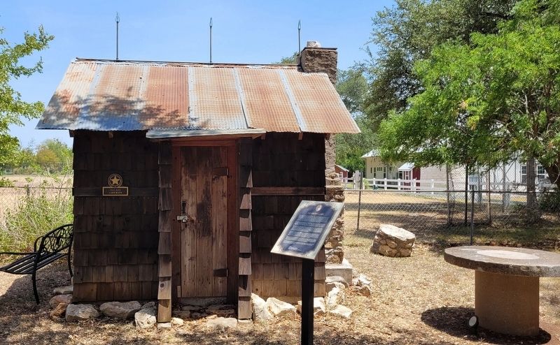The front of the Writer's Cabin and Marker image. Click for full size.