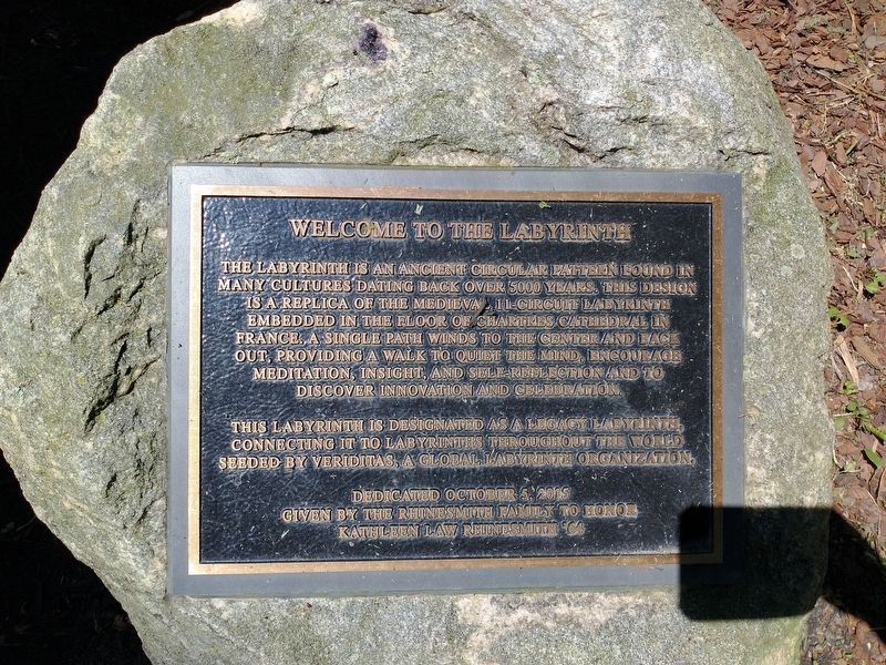 Welcome To The Labyrinth Marker image. Click for full size.