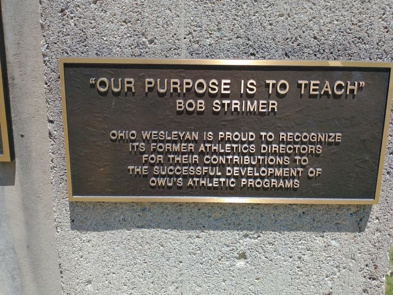 Battling Bishops Athletic Directors Memorial Thanks Plaque image. Click for full size.