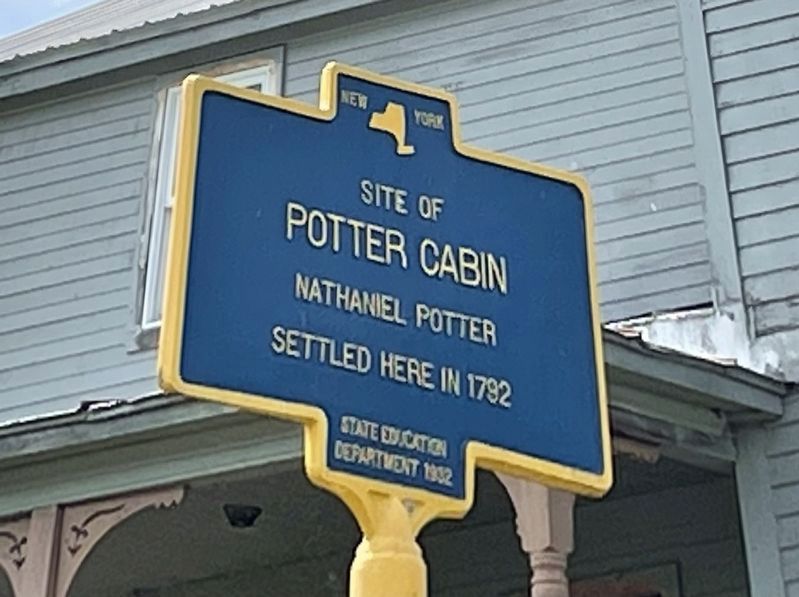 Site of Potter Cabin Marker image. Click for full size.