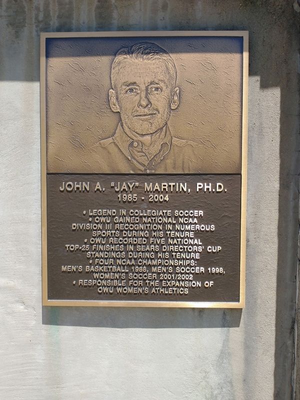 John A. "Jay" Martin, Ph.D. Marker. Click for full size. John A. "Jay" Martin, Ph.D. Marker image. Click for full size.