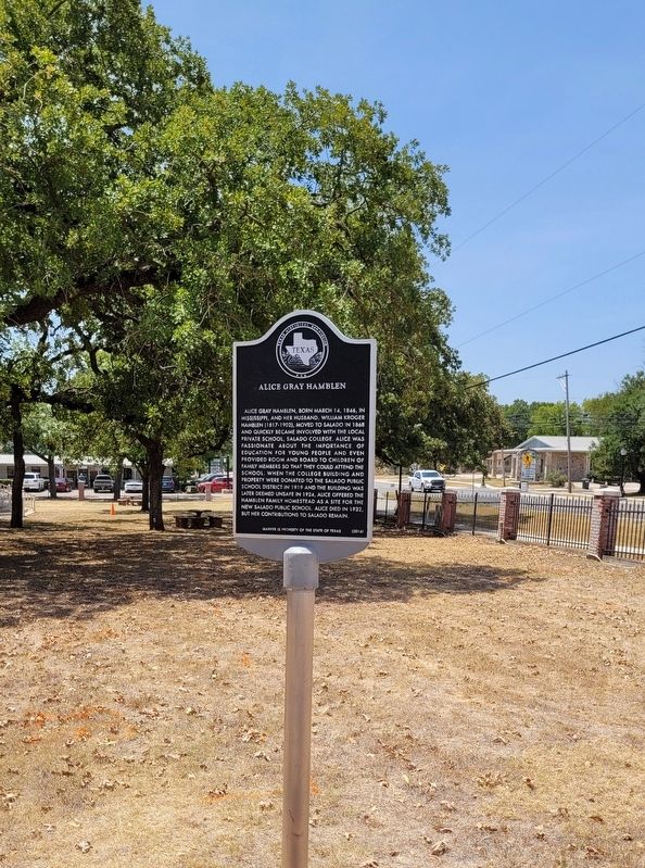 Alice Gray Hamblen Marker image. Click for full size.