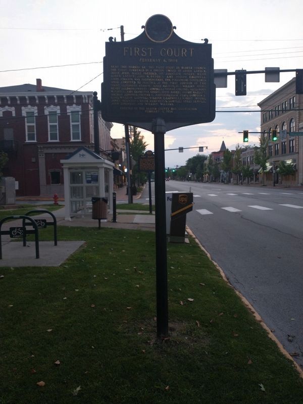 First Court Marker image. Click for full size.