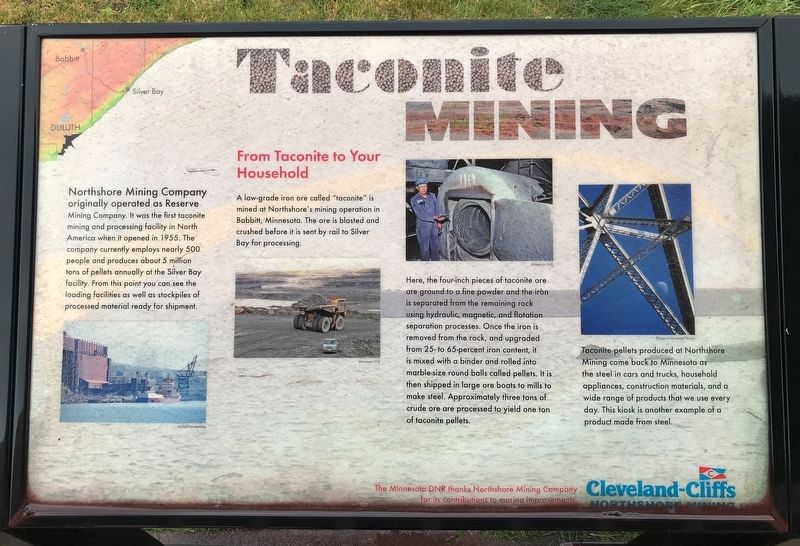 Taconite Mining Marker image. Click for full size.