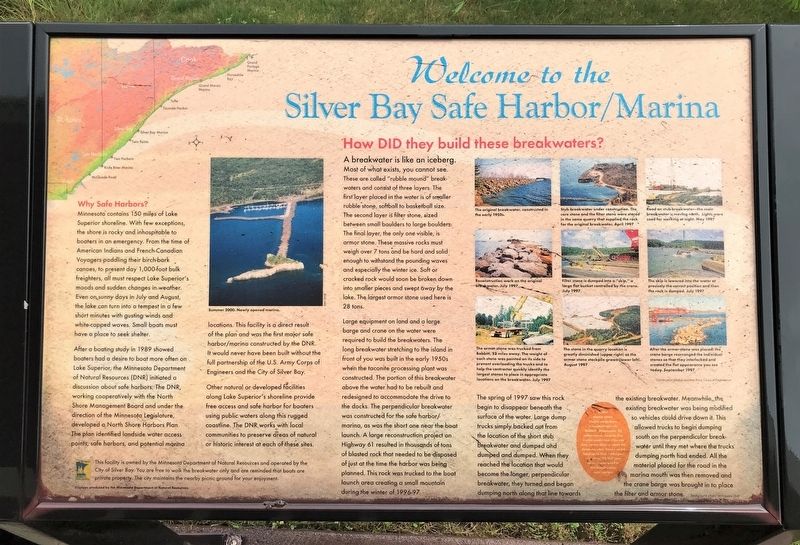 Welcome to the Silver Bay Safe Harbor/Marina Marker image. Click for full size.