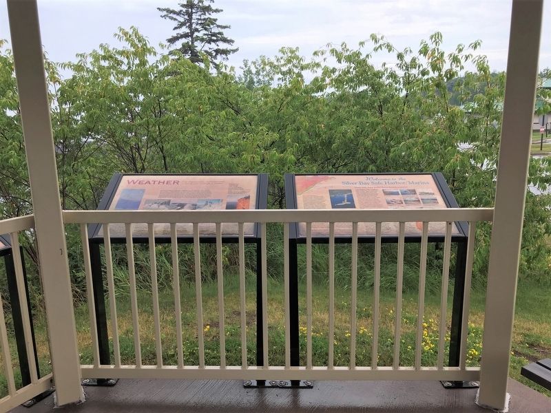 Welcome to the Silver Bay Safe Harbor/Marina Marker <i>(right)</i> image. Click for full size.