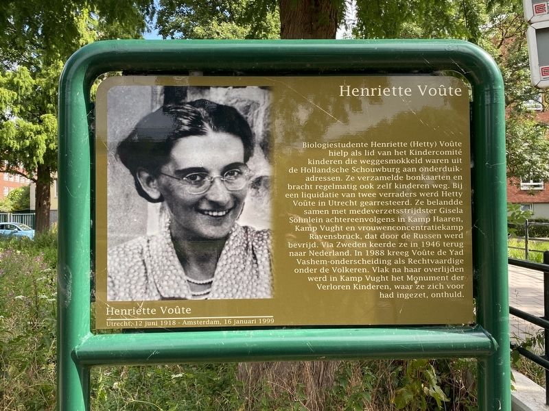 Henriette Voûte Marker. Click for full size. Henriette Voûte Marker image. Click for full size.