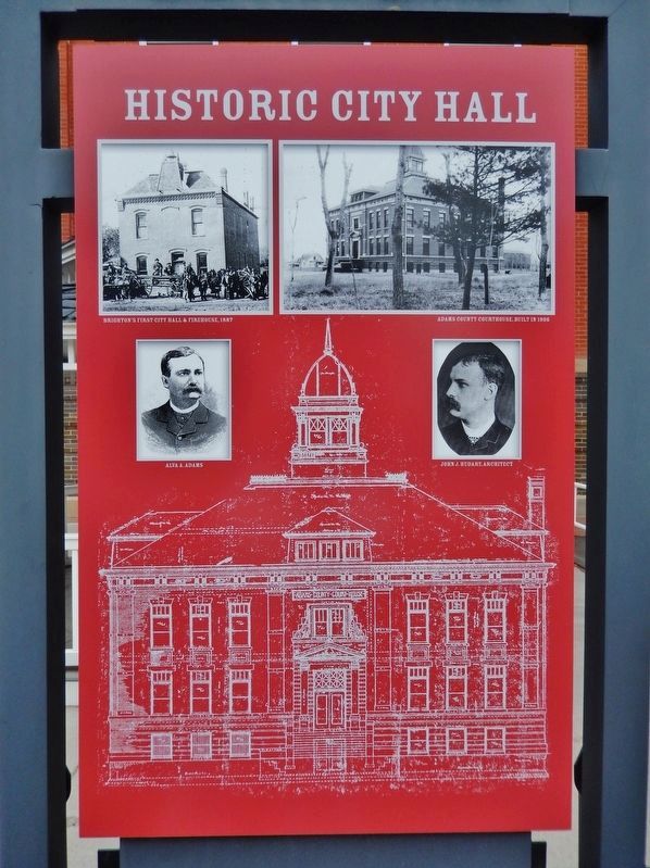 Historic City Hall Marker (<i>top panel</i>). Click for full size. Historic City Hall Marker (<i>top panel</i>) image. Click for full size.