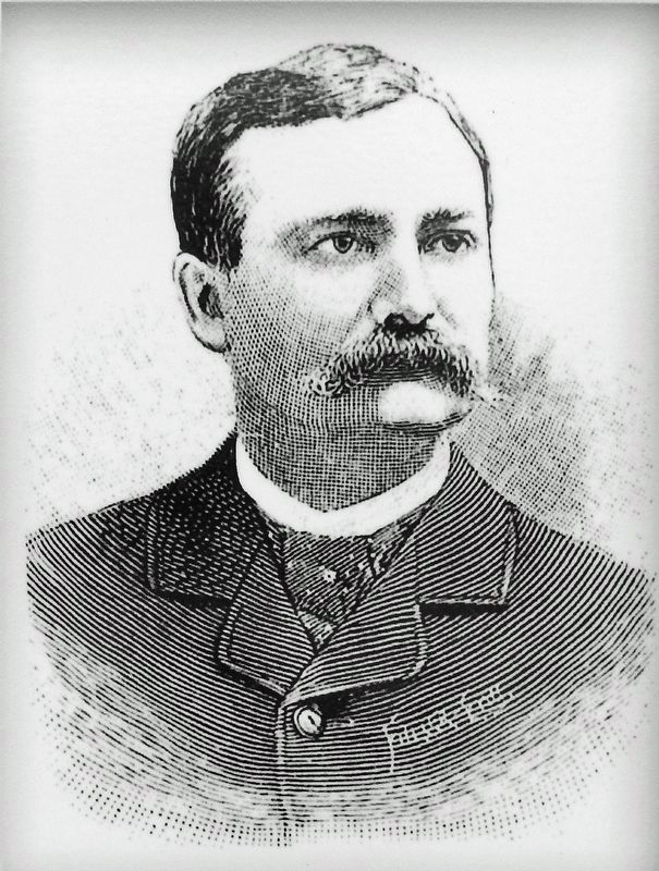 Marker detail: Alva A. Adams<br>Governor of Colorado. Click for full size. Marker detail: Alva A. Adams<br>Governor of Colorado image. Click for full size.