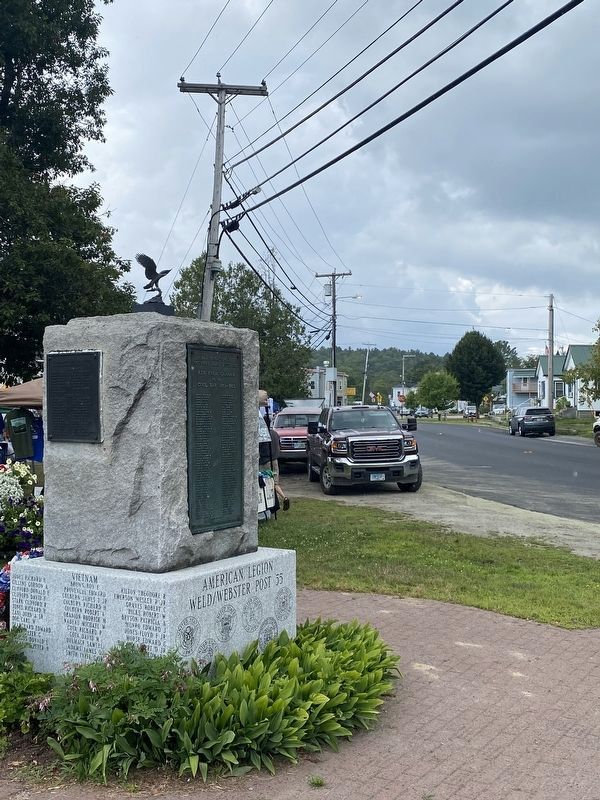 Canaan Veterans Monument image. Click for full size.