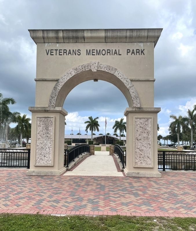 St. Lucie County Veterans Memorial Park image. Click for full size.