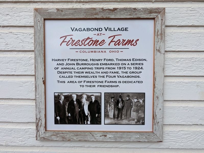 Vagabond Village at Firestone Farms Marker. Click for full size. Vagabond Village at Firestone Farms Marker image. Click for full size.