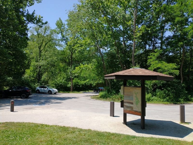 Welcome to Cuyahoga Valley National Park Marker. Click for full size. Welcome to Cuyahoga Valley National Park Marker image. Click for full size.