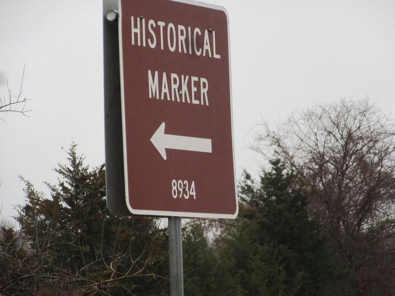 Nearby Directional Sign with Marker Number image. Click for full size.