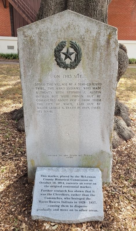 Site of Waco Indian Village Marker image. Click for full size.