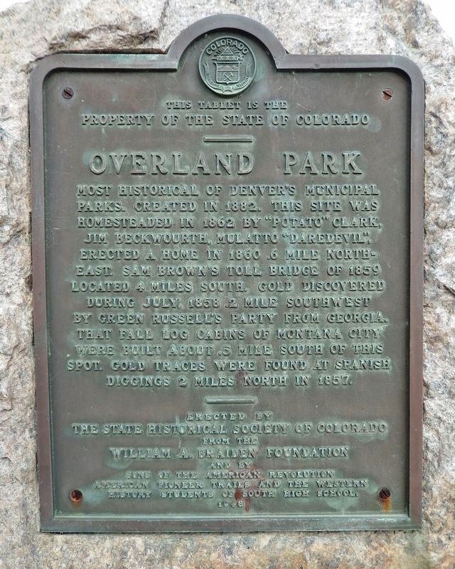 Overland Park Marker image. Click for full size.